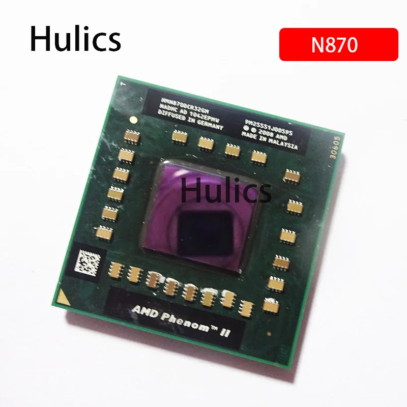 Hulics оригинальный AMD Phenom II трехъядерный мобильный N870 2 3 ГГц трехпоточный 2008 ЦП
