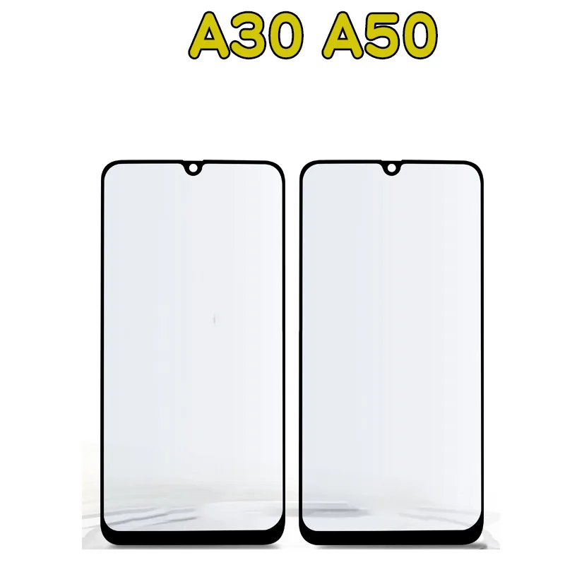 Внешний экран для samsung Galaxy A10 A20 A30 A40 A50 A70, передняя сенсорная панель, ЖК-дисплей, стеклянная крышка, объектив, запасные части для телефона