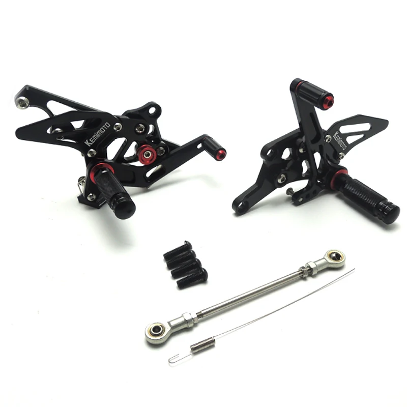 Для Yamaha YZF R25 R3 MT25 MT03 MT-03 ЧПУ Регулируемые задние Rearset комплект для ног подножки YZF-R3 YZF-R25