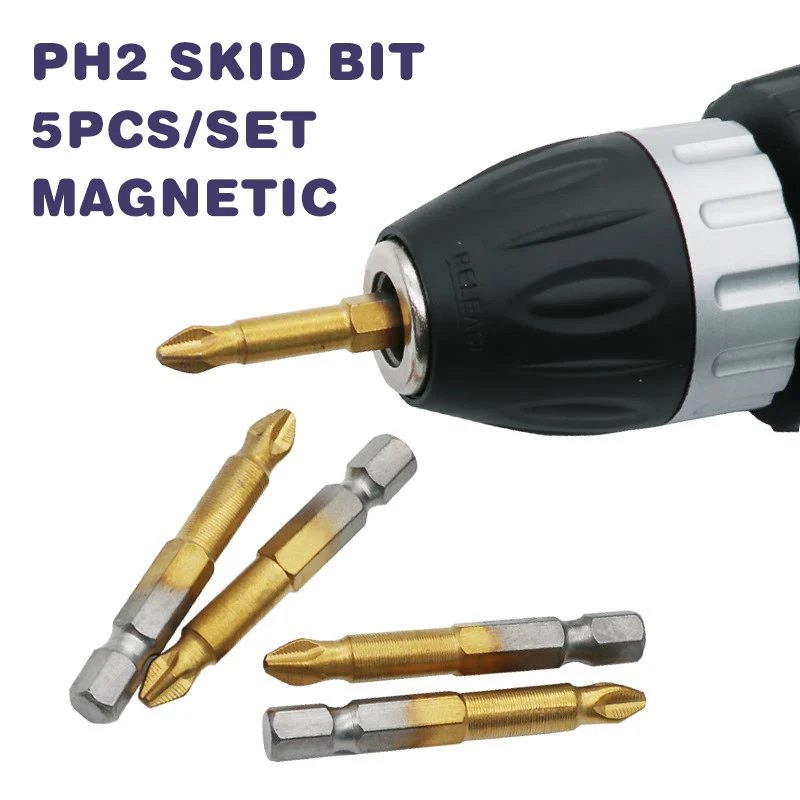 

Alloy Steel Screwdriver Gold Silver Hex Shank Drywall Hexagonal Bit Screw Driver Magnetic Connection Post