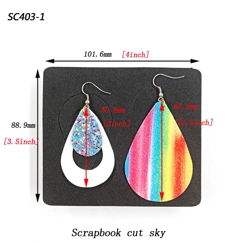 Earring-SC403 скрапбукинга срезанное небо и стальные деревянные штампы совместимы с большинством машин - Цвет: SC403-1