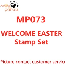 MovingPanda MP073 WELCOME EASTER Metal Cutting Dies and Stamps Scrapbooking Dies Embossing Card Making Decor