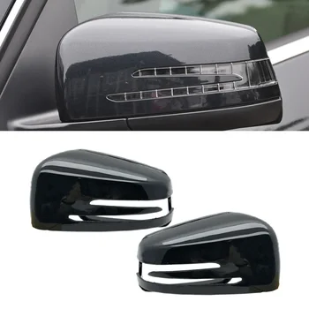 

2pcs Door Side Rear View Wing Mirror Cover Cap A2128106700 Fit For Mercedes-Benz A B C E Class W176 W246 W204 W212 A2128106000