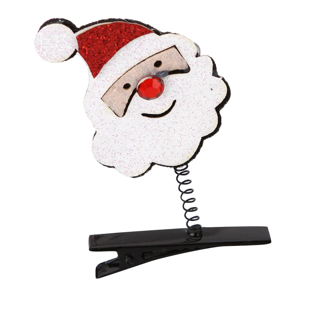 10 шт., детская Рождественская елка для девочек, мультяшная карта для волос, головной убор, заколки для волос, рождественские заколки, аксессуары для укладки волос, инструменты