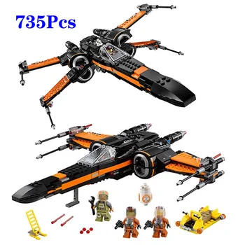 

Star Wars X-wing Fighter Compatible Lepining Starwars Building Blocks Bricks Assembled Fighter X Wing Toys