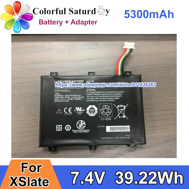 Оригинальный аккумулятор 7 4 В 5300 мАч для ноутбука Xplore XSlate B10 IX101B2 Rugged Tablet D10 IX101B1 X101B2