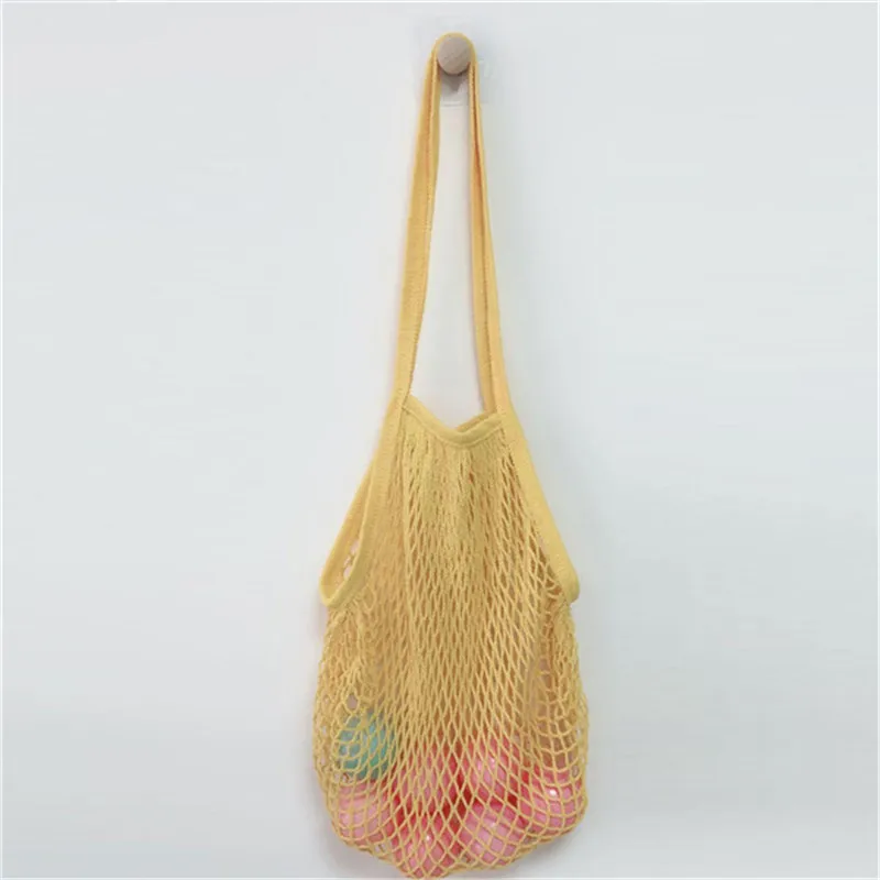 

Fashion Women Shopping Bags Fruit String Grocery Tote Mesh Woven Net Bag Photography Props High Quality