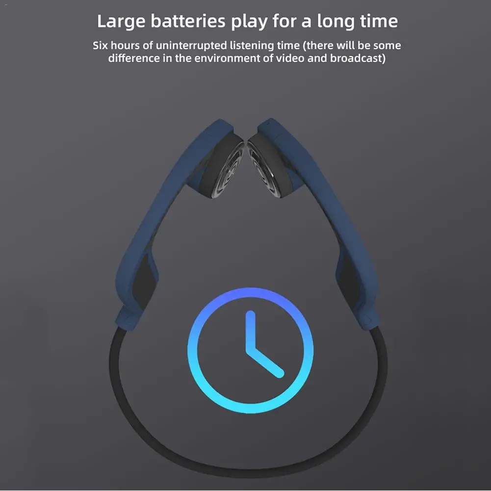 X9 костная проводящая гарнитура Bluetooth Водонепроницаемая гарнитура со встроенной памятью 8 Гб Шумоподавление для спорта верховой езды на открытом воздухе