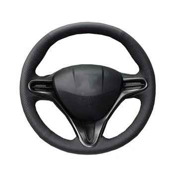 

DIY Genuine Leather Car Steering Wheel Cover For Honda Civic Old Civic 2006-2011 / Protect Steering Wheel