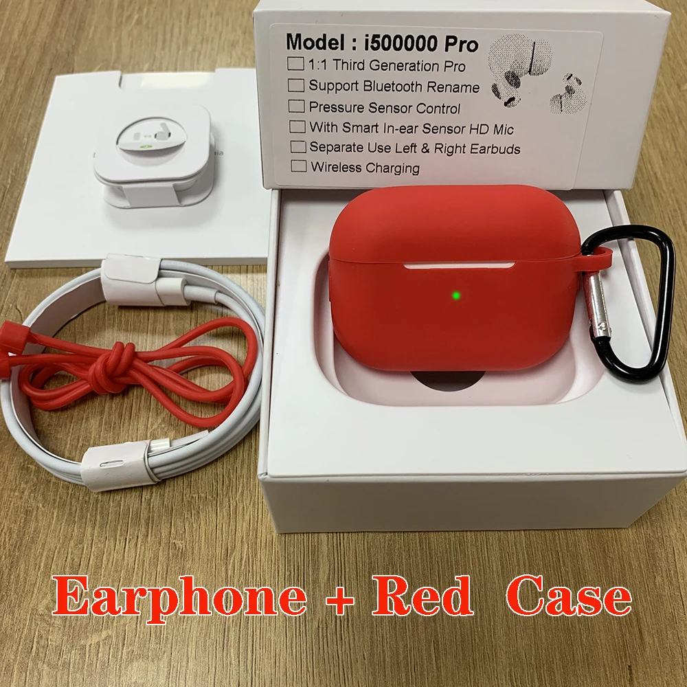 i500000Pro-Red Yepyeni i500000 Pro TWS hava 3 gps yeniden adlandгиr lmыş Bluetooth kulaklыk PK i90000 Pro i100000 i200000 i50000 i9000X - Цвет: i500000Pro-Red