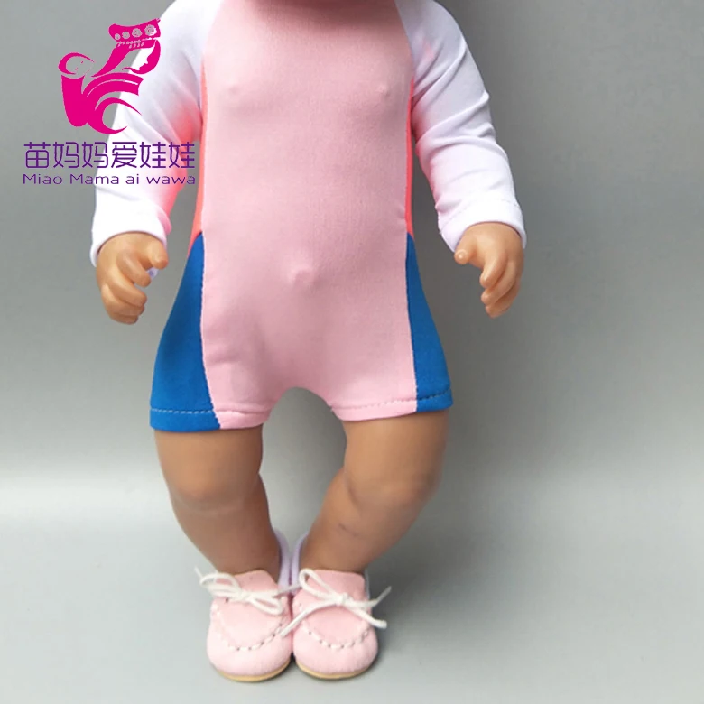 18-дюймовый жакет для куклы с шарфом для новорожденных Одежда для куклы-младенца брюки 1" кукольная одежда - Цвет: No 43A