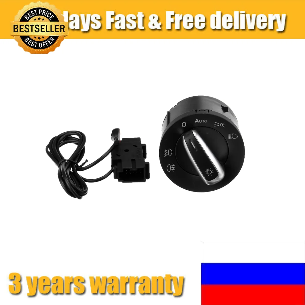 Automatic Headlamp Switch And Sensor For Volkswagen Golf New Car 5 6 MK6 MK5 UK 5nd941431b | Автомобили и мотоциклы