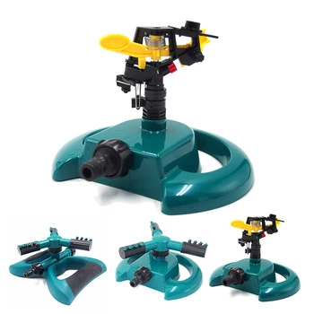 

360 Angle Rotating 3 Arms Lawn Sprinkler Drip Watering Garden Tools Automatic Irrigation Sprayer Water Sprinkler