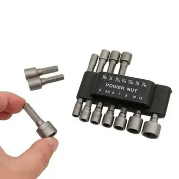 

17pcs Hex Shank Socket Extension Bits Easily Release Nut Driver Screwdriver Head Magnetic Holder Power Drill Bits