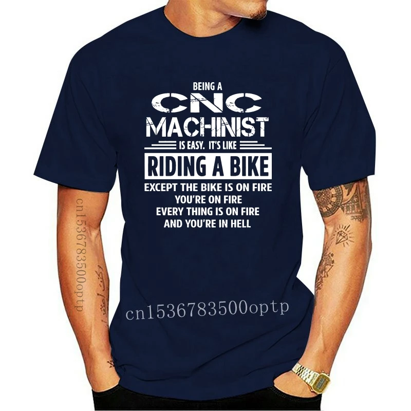 New Men T Shirt CNC Machinist Women 