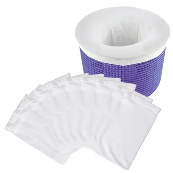 

5/10/20pcs White Nylon Swimming Pool Filter Storage Pool Skimmer Socks Saver Skimmer Basket Sock Sleeve Mesh Screen Sock Net