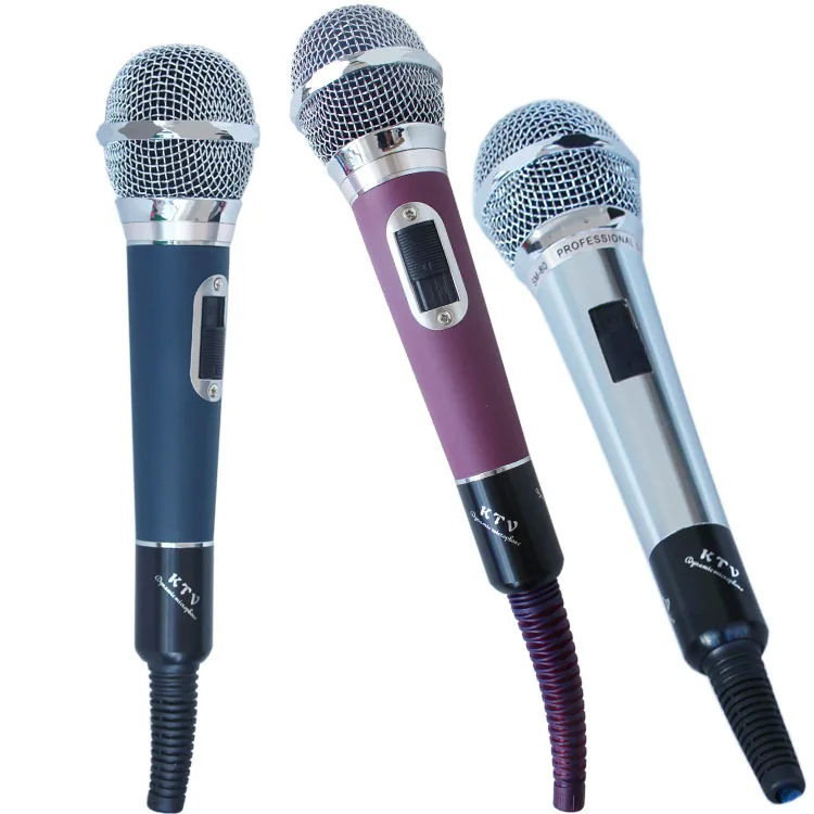 

Manufacturers Wired Microphone Moving Coil Special for Recording Microphone Karaoke Microphone KTV Household Wired Microphone