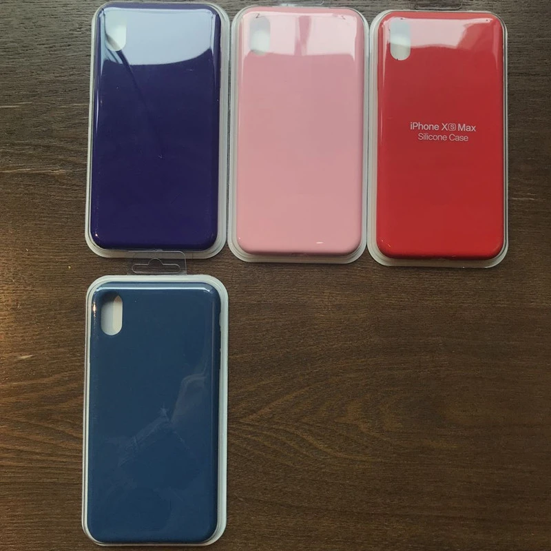 100 шт. официальный жидкий силиконовый чехол для iPhone 11 Pro Max X XS XR 7 8 6 6S Plus противоударный защитный чехол