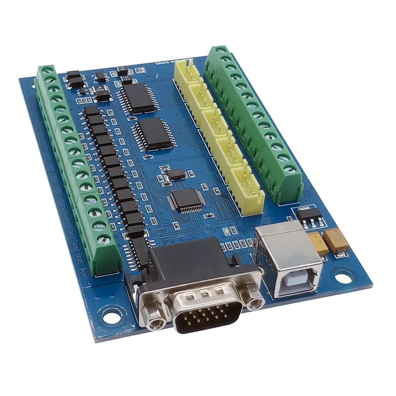 CNC Fahrer Bord Breakout Board USB MACH3 Gravur Maschine 5 Achsen mit MPG Stepper Motion Controller Karte CNC Fahrer Bord Breakout Board USB MACH3 Gravur Maschine 5 Achsen mit MPG Stepper Motion Controller Karte