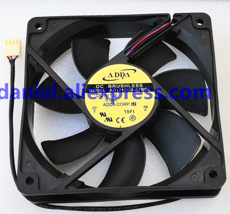 Оригинальный AD1212UB-A7BGL 12V 0.50A 12025 12CM двойной шарик 4 провода вентилятора | Компьютеры