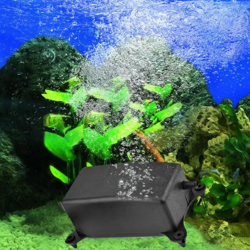 Бесшумный аквариумный кислородный воздушный насос для аквариума разумная и компактная структура длительный срок службы энергосберегающий компрессорный насос