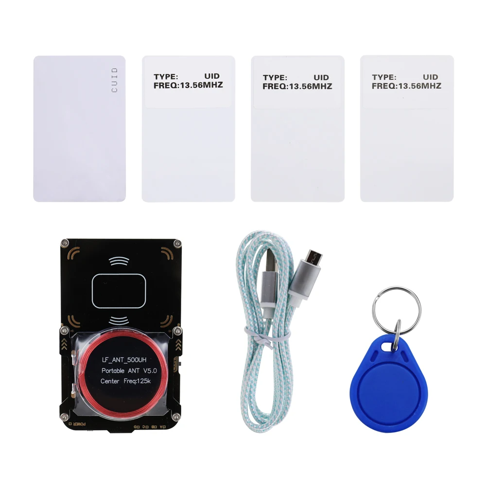 

Proxmark3 NFC RFID Card Reader Copier Changeable Card MFOC Card Clone Crack Open Source with 13.56MHz UID Card