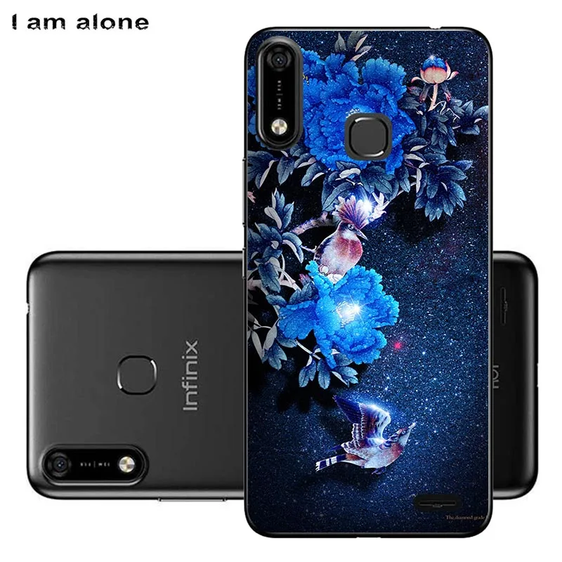 Сумка для телефона I am alone для Infinix Hot 7X624 6,2 дюймов Мягкий ТПУ модные чехлы для мобильных телефонов Infinix Hot 7X624 - Цвет: TPU H18