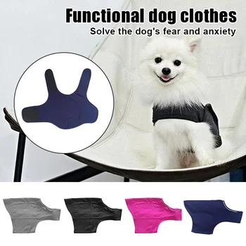 

Pet Dog Calming Vest Custume Anxiety Calm Jackets Comfort Breathable Shirt HG99