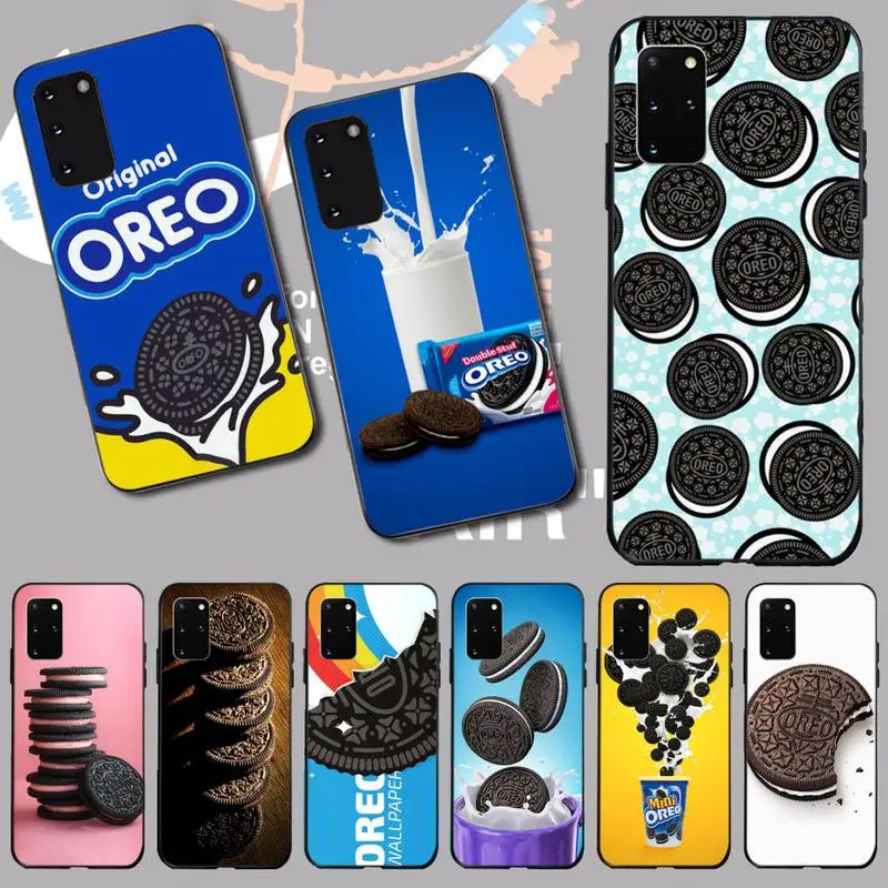 NBDRUICAI Oreo cookies Phone Case Cover for Samsung S20 plus Ultra S6