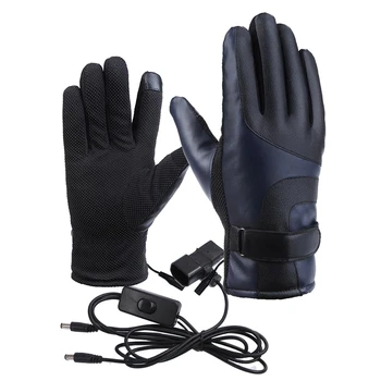 

Winter Four-Speed Thermostat Charging Warm Electric Car Heating Gloves Motorcycle Electric Gloves