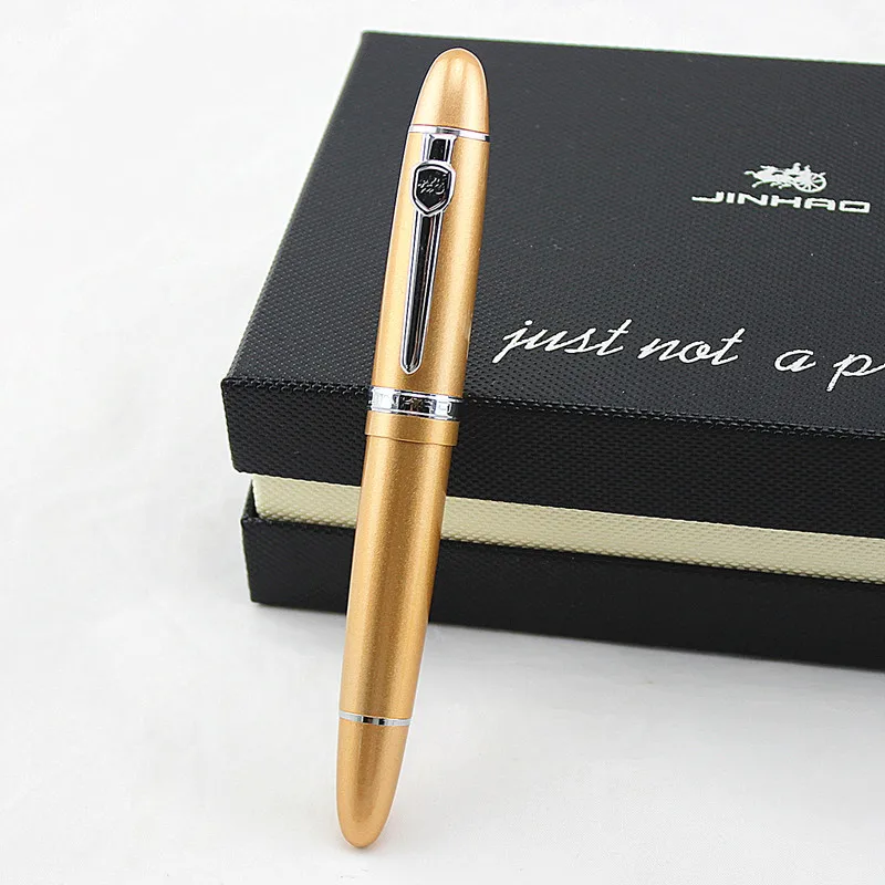 Jinhao 159 Nib металлическая авторучка роскошный бренд бизнес чернила для письма ручки для школы офисные канцелярские принадлежности - Цвет: J