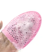 Силиконовая Подушечка Для лица скрубберы отшелушивающая кисть-Очищающая щетка для лица Очищение кожи от угрей прецизионные Подушечка для чистки лица