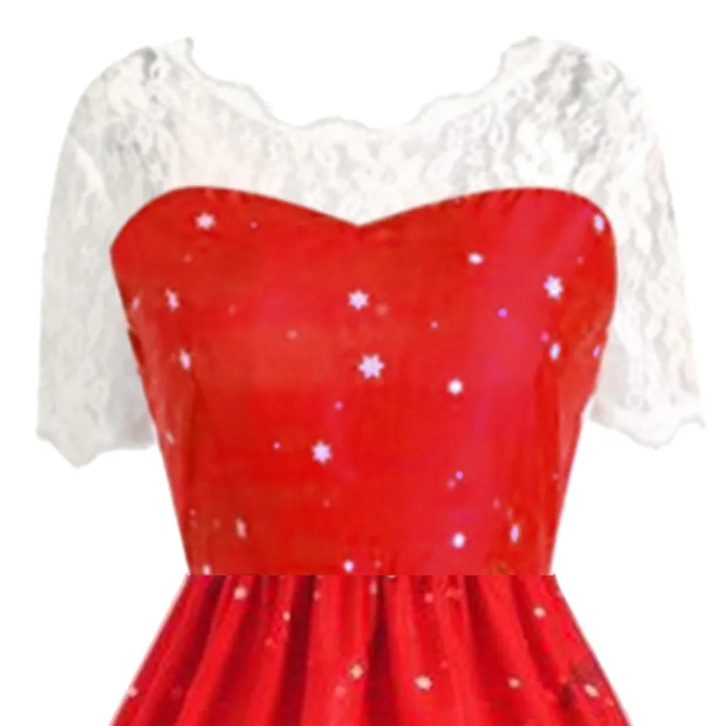 Женское платье vestido, рождественское кружевное платье с вышивкой, винтажное платье с принтом, вечернее платье для вечеринки, женское платье roupas feminina