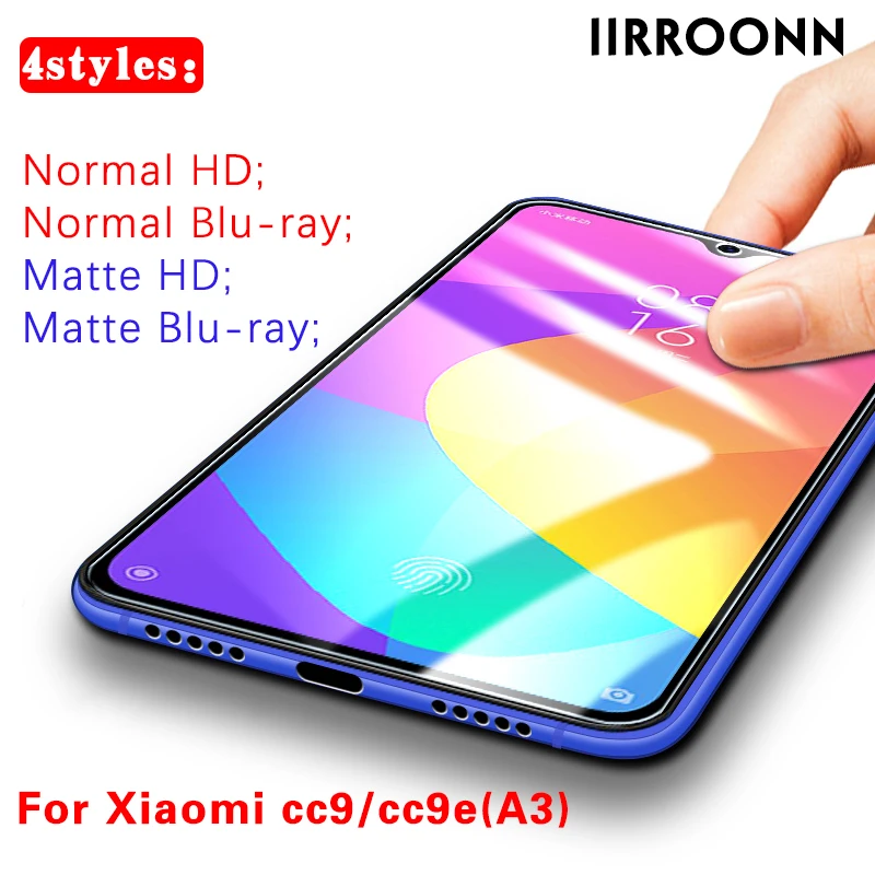 2 шт./лот, матовое закаленное стекло для xiaomi Mi CC9 cc9e A3 9 SE, Защита экрана для xiaomi 9 se 6D, закаленное стекло с защитой от синего света, светильник