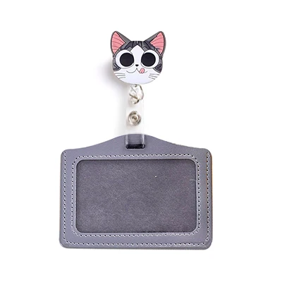 Silicone Stitch Retractable Nurse Badge Reel Clip Cute Cartoon Super Hero Coffee Mickey Fashion Students ID Card Badge Holder - Цвет: 5