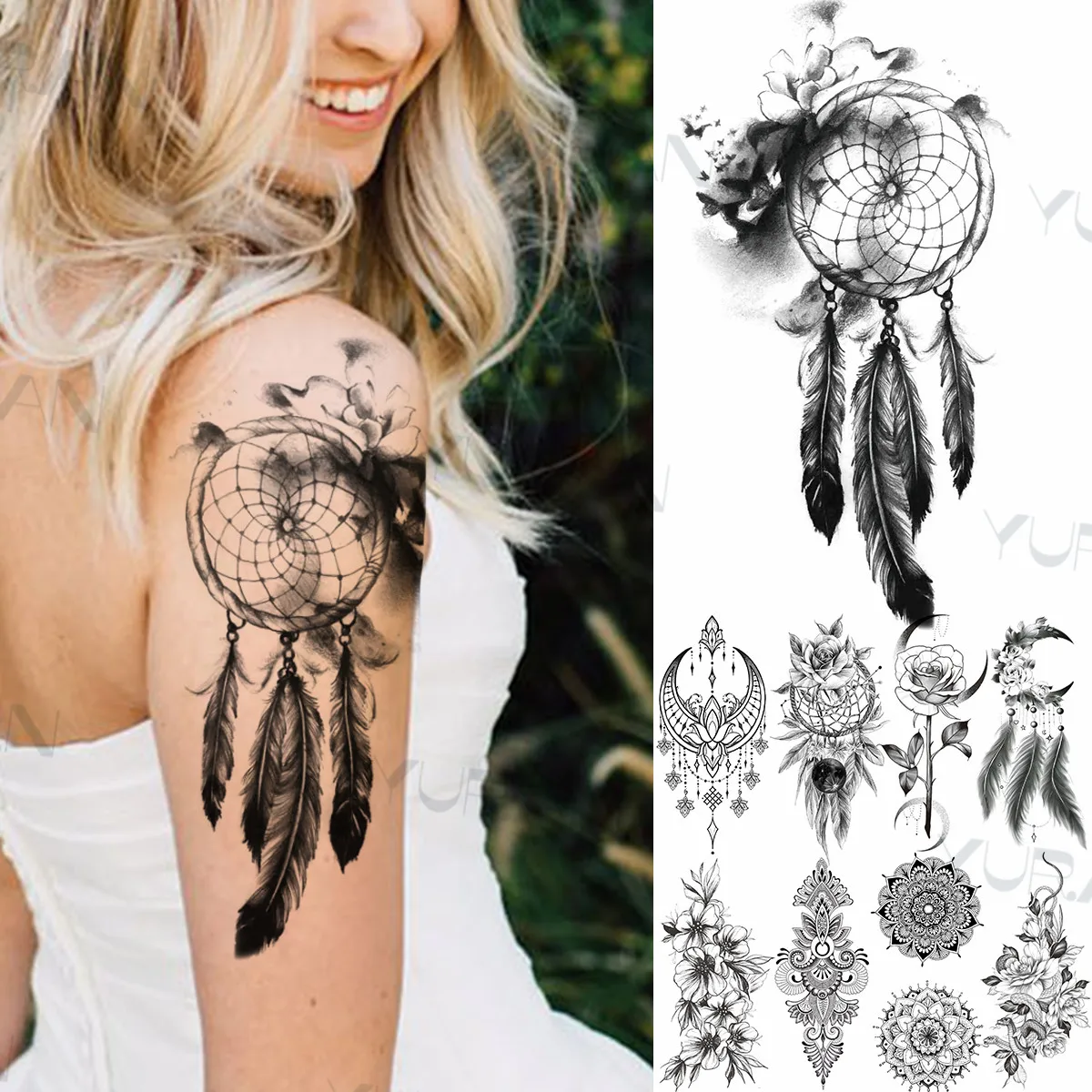 Tatouage Attrape Reve Epaule Femme