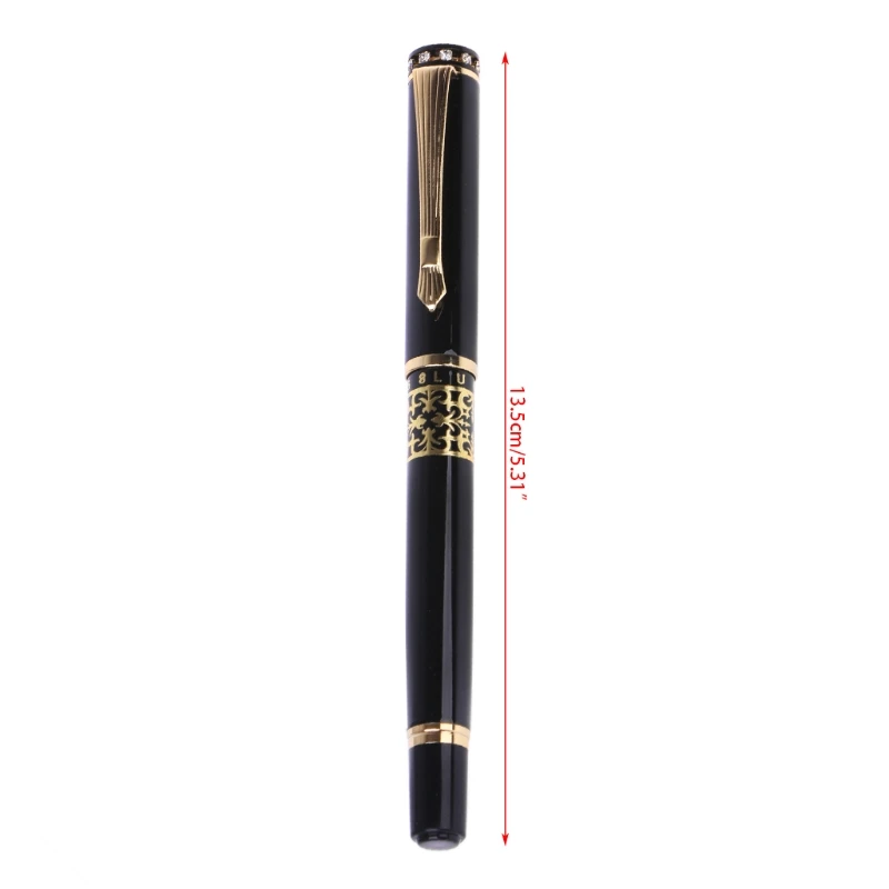0.5mm Metal Roller Ball Pen Luxury Ballpoint Pens Business Office Writing Gift LX9A
