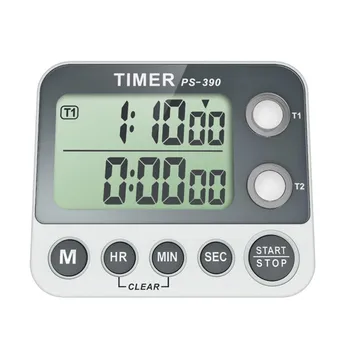 

Day Chasing PS-390 Dual Channel Timer Timer Reminder Timer Alarm Clock Button No Sound Volume Adjustable