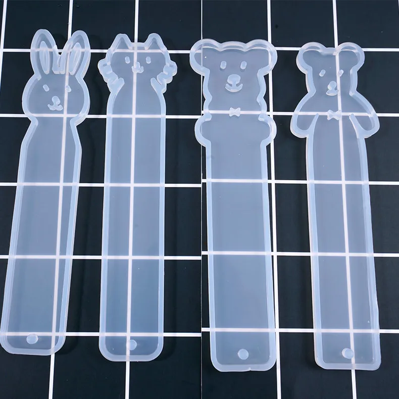 1 шт. Кролик Кот медведь Закладка «Дельфин» кулон DIY силиконовая высушенная форма цветок ювелирные изделия аксессуары инструменты оборудования смолы формы