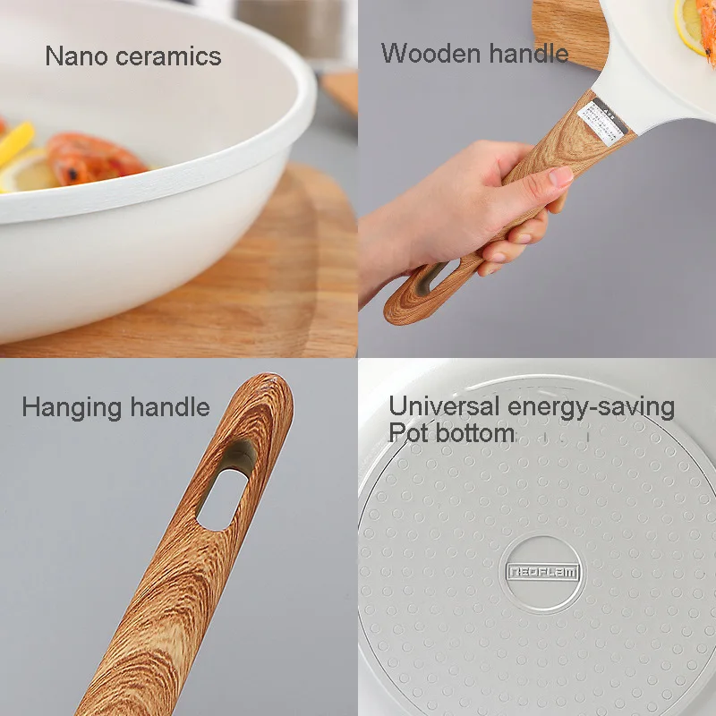 Ceramic Cooking Pot Non-stick Sauce Pans Japanese Jam Omelet Pot Crepe Pan  Pancake Egg Cooker Frying Cookware Kitchen Accessorie