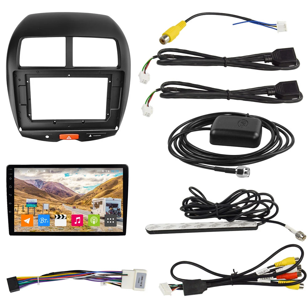 EKIY 10,1 ''ips No 2 Din Android 8,1 Автомагнитола авто стерео Мультимедиа 4G+ 64G для Mitsubishi ASX gps навигационный плеер DSP аудио