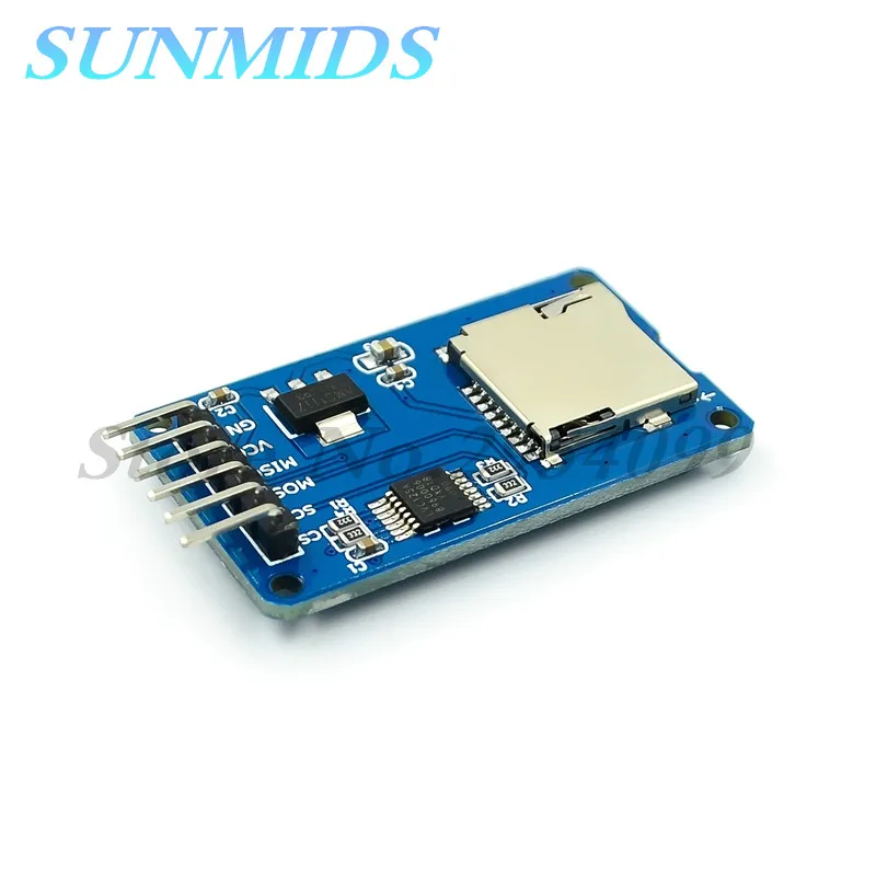 10 шт. микро SD карта Мини TF кардридер модуль SPI интерфейсы с чипом уровня для arduino |