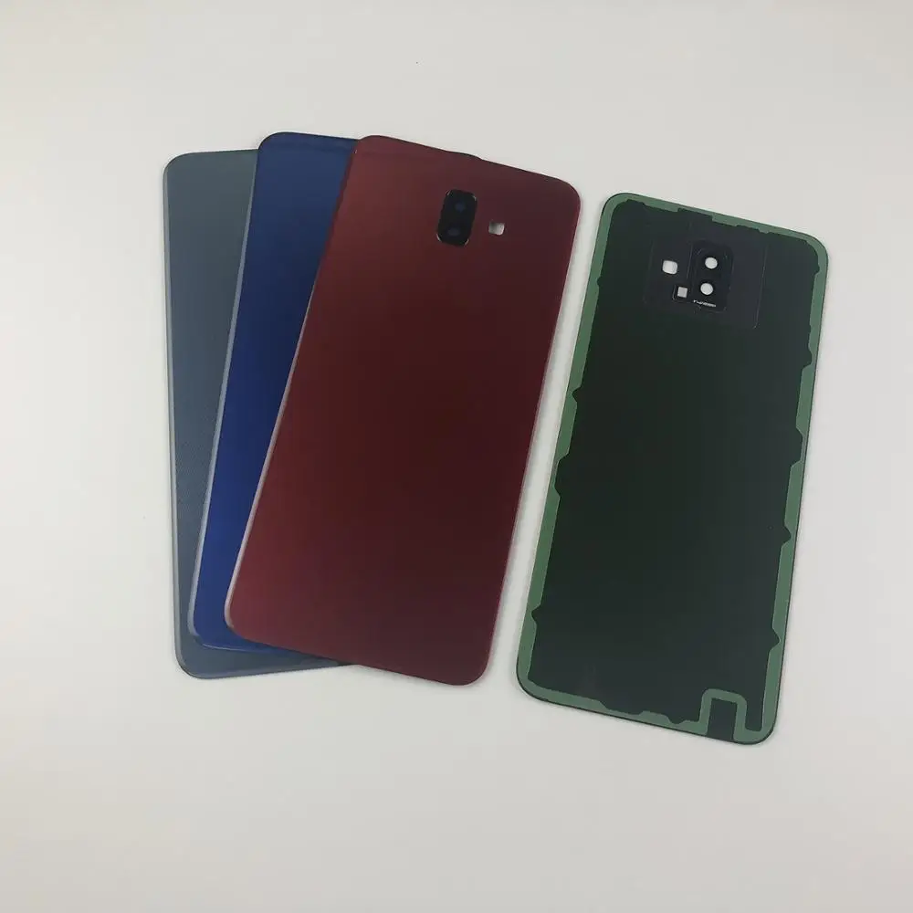 Для samsung Galaxy J6 Plus J6+ J610 J610F корпус средняя рамка+ задняя крышка батареи+ крышка объектива камеры+ держатель лотка для sim-карты
