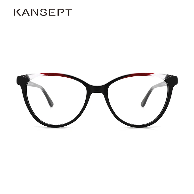 

Женская оправа для очков KANSEPT, винтажная оправа для очков по рецепту для коррекции близорукости, квадратные очки, модель 2020