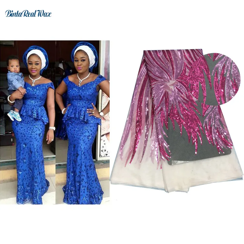 New Bazin Riche African Lace Embroidered Dresses for Women Plus Size Dashiki Women Vestidos African Clothing WY2307