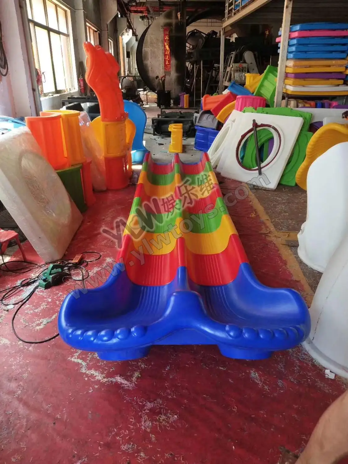 US $455.00 Customized Jointing Slide Splicing Combination Plastic Slide Playground