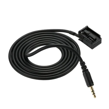 

Car AUX Input Mode Cable for iPod Phone MP3 3.5mm AUX-in Audio Music Adapter Cable with 12 Pin Connector for OPEL Zafira Tigra