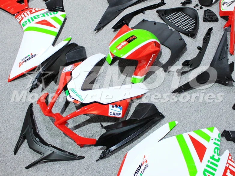 Литьевая Форма ABS Обтекатели комплект подходит для Aprilia RSV4 1000 2009- 09 10 11 12 13 14 на заказ красный белый