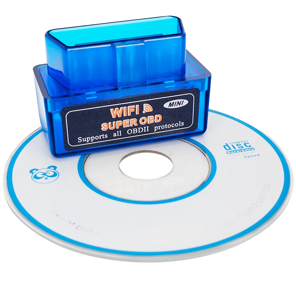 Wi-Fi V1.5 Версия OBD2 elm327 диагностический инструмент Авто сканер для Mercedes C E GLK SL класс W204 W212 R231 X204 - Цвет: Синий