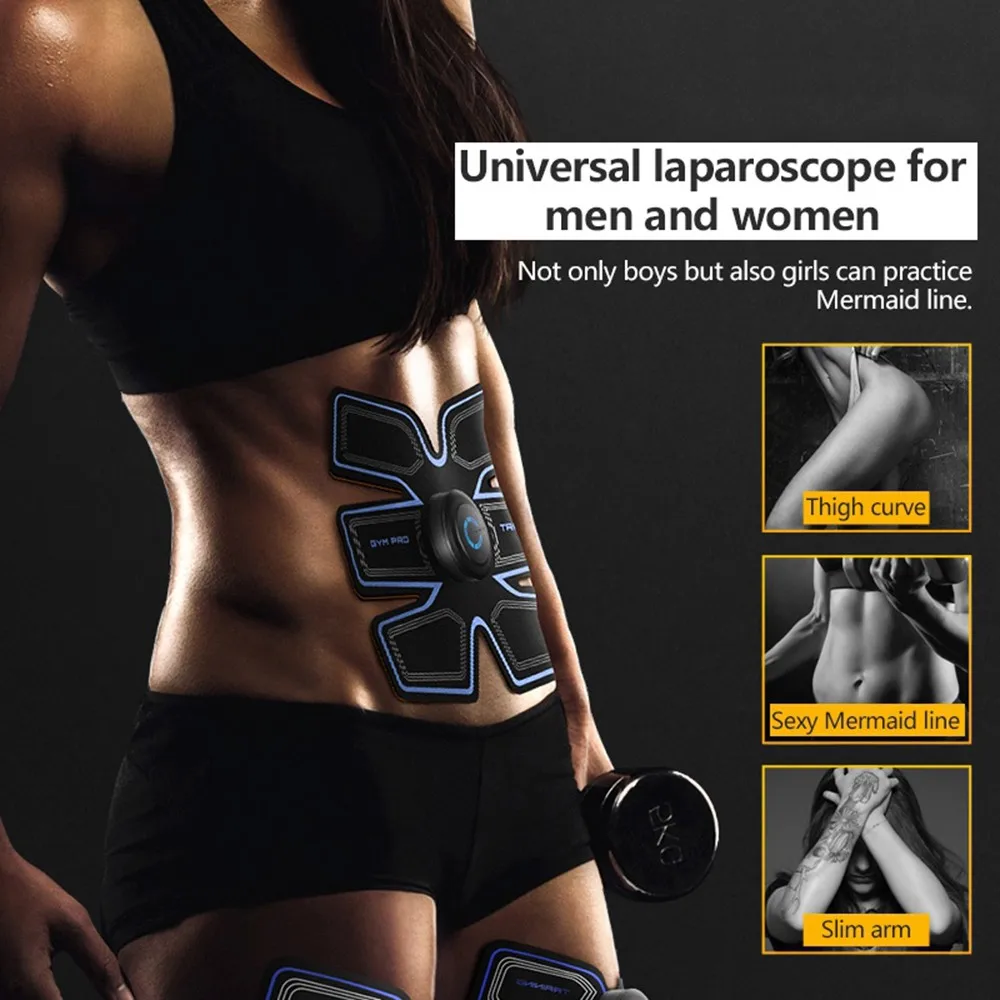 Fitness Abdominal Muscle Stimulator Training Gear Muscle Exerciser Workout Training Body Slimming Machine Relaxing Massager